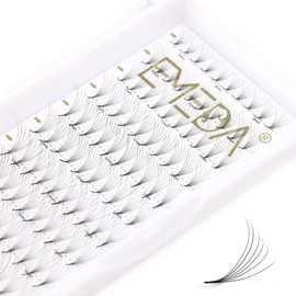 EMEDA Premade Volume Fans 5D Eyelash Extensions Set, 0.07 mm D-Curls Volume Eyelash Extension, 9 mm, 10 mm, 12 mm, 13 mm, 15 mm Eyelash Extension Set (5D 0.07-D Mix)