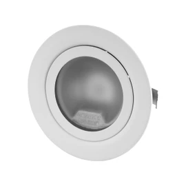 ADAKAT Pack of 2 Full Metal Recessed Spotlights G4 12 V Glass Cover