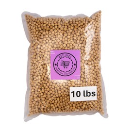Chick Peas Bulk - 10 lbs - Garbanzo Beans Dry - Bulk Chickpeas Grown in USA - Triple Cleaned Chick Peas Bulk - Despensa Colombiana Bulk Chickpeas