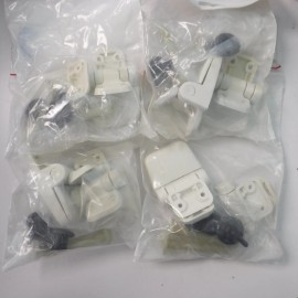 Jabsco 4 Pack Jabsco Hinge Set 29098-2000 For Wood Assembly Toilet Seat
