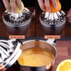 Stainless Steel Manual Juicer Orange Lemon Citrus Squeezer Hand Pressing