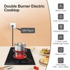 Puincunor Electric Cooktop, Built-in and Countertop 2 burner Electric Burner