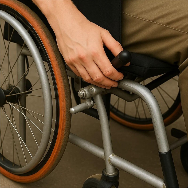 Wheelchair Brake Handle Covers Non-Slip Mobility Aid for 5/8" Flat