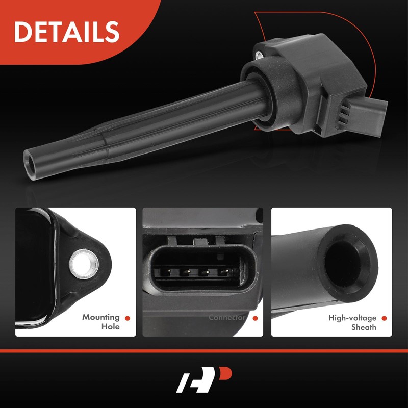 A-Premium Engine Ignition Coil Pack Compatible with Hyundai Elantra Sonata