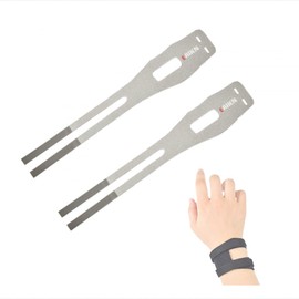 Sporty Wrist Support, 2 Wrist Bands, Suitable for TFCC Tear, Ulnar Wrist Pain, Tendon Sheath Sprain and Strain (Grey)