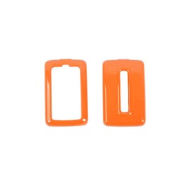 RT-TCZ Key Fob Case Cover Key Bag Holder Protection Shell Accessories for Jeep Grand Cherokee 2021 2022 2023 2024,Orange