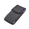 DFV mobile - Gürtelschutzhülle Nylon-Gürtelholster mit Metallclip und Kartenhalter für