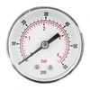 Axial Pressure Gauge 1/4 BSPT Clear Readings Air Pressure Gauge Good Airtightness for Water for Non-Corrosive Media (0-60psi 0-4bar)