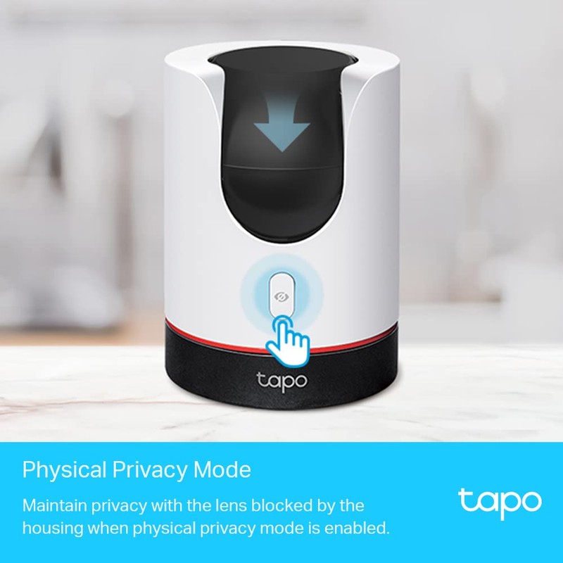 Tapo 2K QHD Pan/Tilt Security Camera, AI Detection, Privacy Protection,