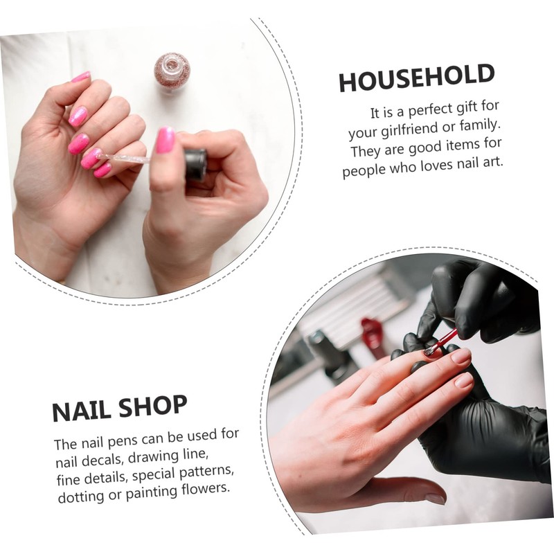 IWOWHERO 5pcs Essential Manicure Tools of Dead Skin Forks Cuticle