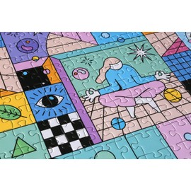 Pieced Out ‘The Mind’ 500 piece Frameable Jigsaw Puzzle for Adults, Premium 100% Recycled Card, Including Puzzle Glue, Scraper Tool, High-Res Puzzle Guide and Puzzle Bag