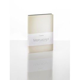 Hahnemühle Manuscript Notizbuch beige | DIN A5 | 96 Blatt/192 Seiten | Nachhaltiges Notizbuch aus recyceltem Leder mit Wasserzeichen-Papier
