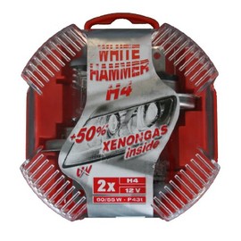 Hammer WH-H4 Car Headlamp Box H4 White Hammer Duo Box