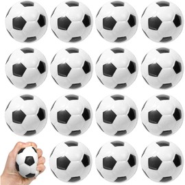 Pack of 15 Mini Sports Balls, 6.3 cm Anti-Stress Ball, Mini Football, Mini Foam Stress Relief Balls, Foam Balls, Stress Relief Toy, Anti-Stress Toy Balls, Football Stress Balls for Children and Adults