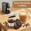 Reusable Coffee Pods Kit, 80ml Stainless Steel Coffee Capsule with