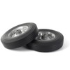 AR-PRO (2-Pack) 10''x2.5'' Flat Free Solid Rubber Replacement Tires -