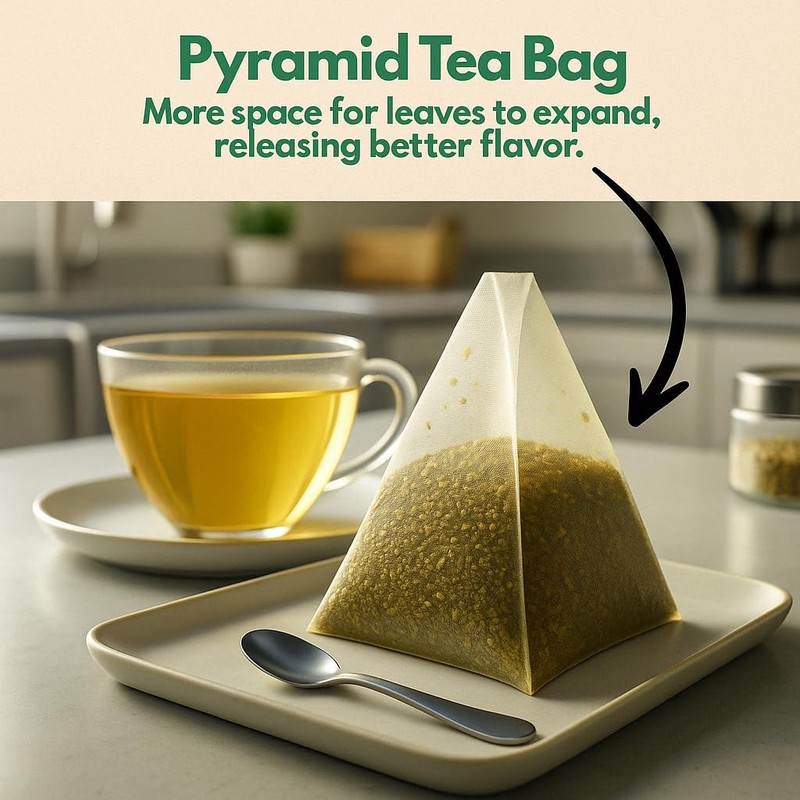 Tozzy Organic Ashwagandha Tea – 100 Count, Plant-Based Pyramid Tea