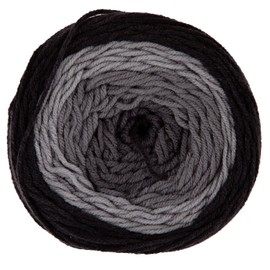 Yarn Bee 4 - Medium Yarn for Crocheting & Knitting – Soft Yarn Skein – 355 Yards of Acrylic Yarn for Crocheting Blankets, Hats, & More – Craft Supplies for Handcrafting, Licorice Jelly Bean