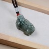 yigedan Jadeite Grade A Jade Good Luck and Prosperity Brave