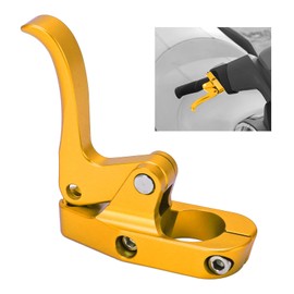 Vbestlife Finger Throttle, Aluminum Alloy Motorcycle Finger Throttle with Comfortable Thumb Lever, Replacement for SUPERJET WAVEBLASTER FX1 300 440 550 650 Gold