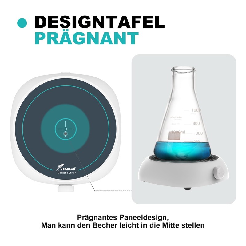JOANLAB Mini Stirring Plates, Magnetic Stirrer with Stirrer, Lab Magnetic