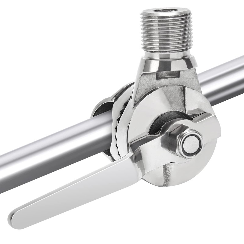 Yacht Ship RV Marine VHF Antenna Mounts, Ratchet Rail Mount