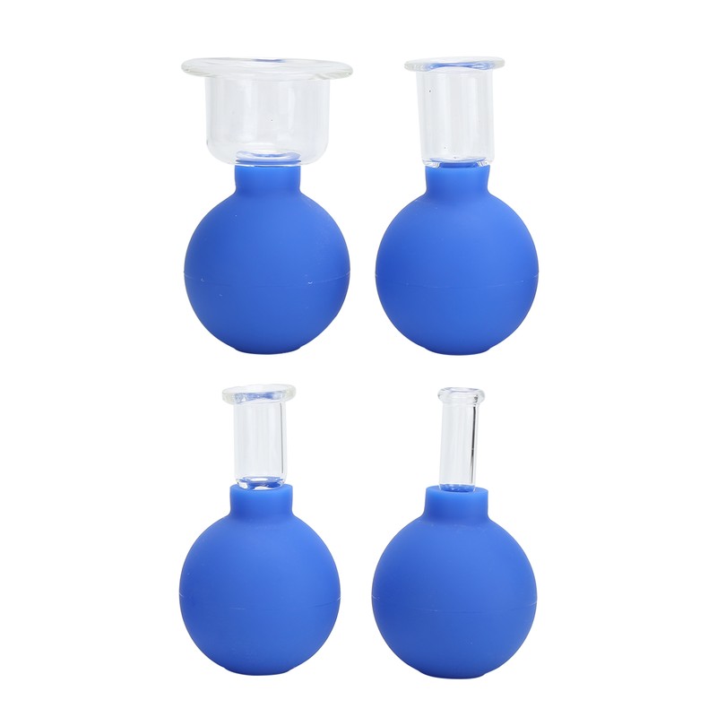 4Pcs Liposuction Cup MultiSize Health Care Cellulite Removal Skin Treatment
