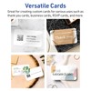 Avery Printable Rectangle Rounded Corner Business Cards, Sure Feed Technology,