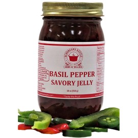 Basil Pepper Savory Jelly, 18 oz