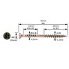 Dundribis Frame Adjustment Screws, 1.8 inches (45 mm), No. 24,