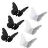 Uposao 6Pcs Stainless Steel Wall Hook, Butterfly Shaped Hooks Bathroom