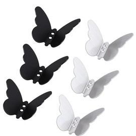 Uposao 6Pcs Stainless Steel Wall Hook, Butterfly Shaped Hooks Bathroom Coat Rack For Clothes Kitchen And Toilet