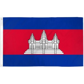 Cambodia Flag 3x5ft Poly - INTERNATIONAL FLAGS