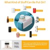 Couch Cup Holder, Silicone Anti-Spill and Anti-Slip Cup Holder for