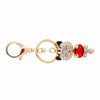 Hztyyier 3D Kitten Key Ring, Crystal Rhinestone Key Ring Charm