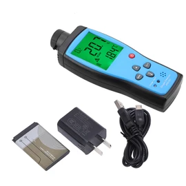 SMART SENSOR AR8100 Oxygen Detector Rechargeable LCD O2 Gas Meter Thermometer
