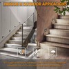 Jandov 4 Pack Motion Sensor Stair Lights Indoor Outdoor,Dimmable Motion