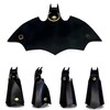 WOO LANDO Set of 2 Superhero Bat Key Fob Faux