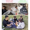 Non-Inflatable Car Mattress, Portable Car Back Seat Folding Bed, Car