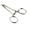SE 5-1/2" Stainless Steel Self-Locking Straight Forceps - 655FS