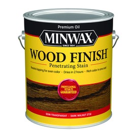 Minwax 71012000 Wood Finish Penetrating Stain, gallon, Dark Walnut