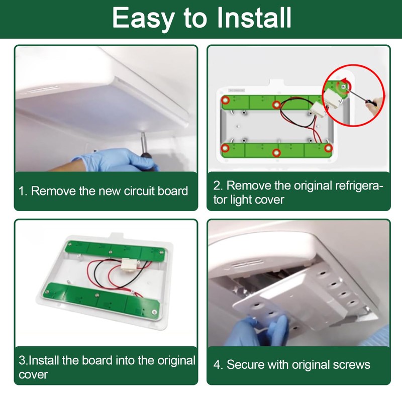 W11527432 W11042554 Refrigerator LED Light Module Replacement Whirlpool Maytag Amana