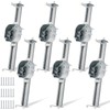 Tandefio 6 Pcs Adjustable Ceiling Fan Bracket Ceiling Mounting Bracket