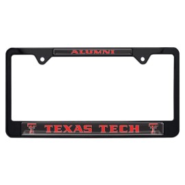 Texas Tech Alumni Black Metal License plate frame