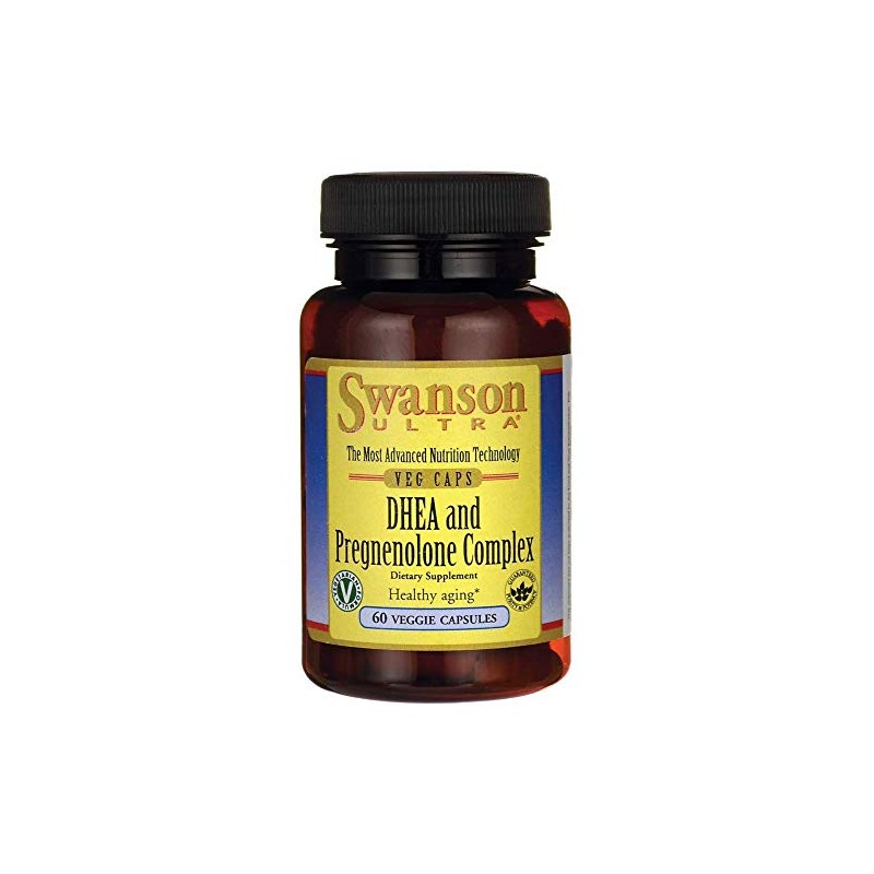 Swanson Dhea and Pregnenolone Complex 60 Veg Capsules