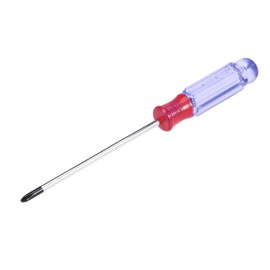 sourcing map Magnetic #0 Phillips Screwdriver Cross-Head with 3 Inch Shaft Ergonomic Grip