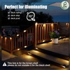SOLPEX Solar Deck Lights Outdoor 16 Pack, Solar Step Lights