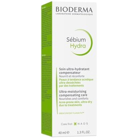 Bioderma Sébium Hydra Crema Facial Hidratante Restauradora Skincare Piel Grasa Acción Por Horas 40ml