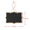 AUSTOR 14 Pcs Mini Chalkboards Signs Hanging Rectangle Chalkboards Double
