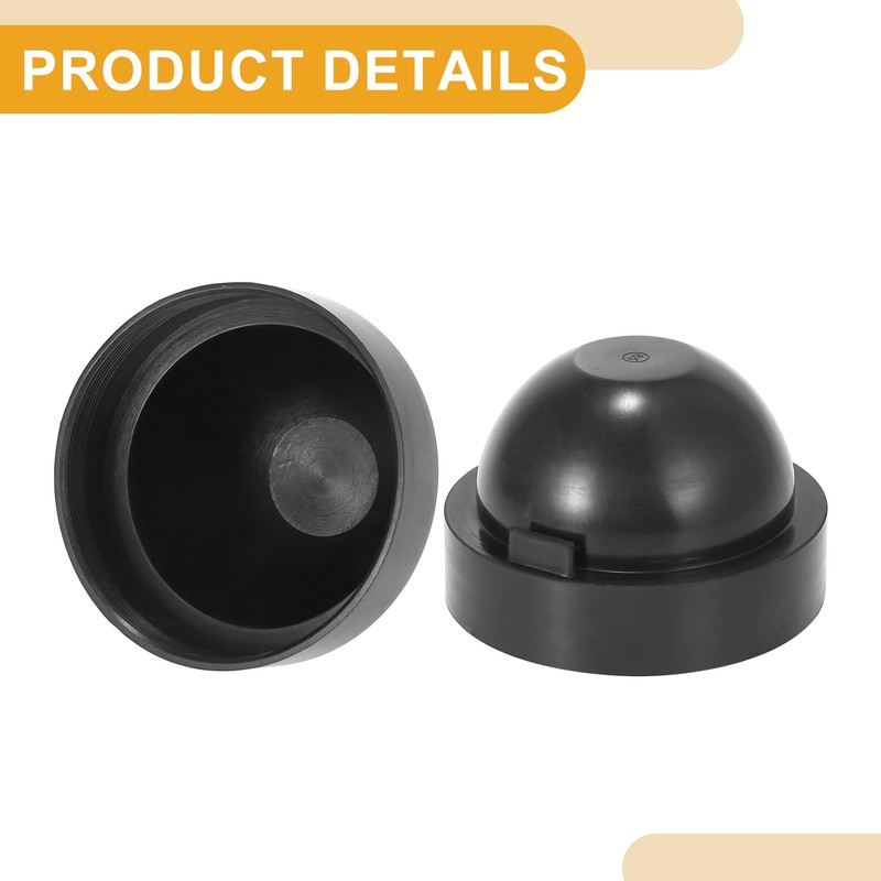 Partuto 2 Pcs Universal Car Headlight Dust Cover - Rubber
